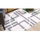 Teppich AMOUR 53091C Sahne - Geometrisch, Linien modern, elegant